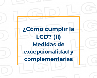 ¿Cómo cumplir la Ley General de Discapacidad? (II): medidas de excepcionalidad y complementarias