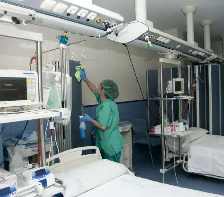 limpieza de hospitales
