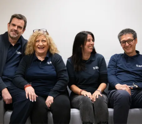 cuatro trabajadores participantes del Plan Amigo de SIFU